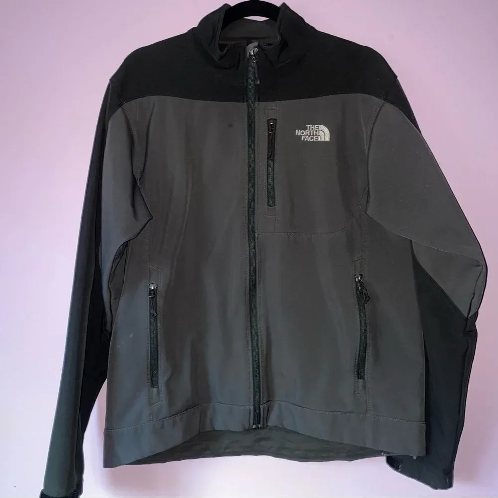 The North Face Size M Apex Soft Shell Jacket Gray